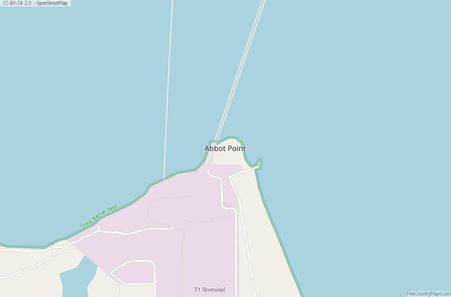 Abbot Point Australia Map