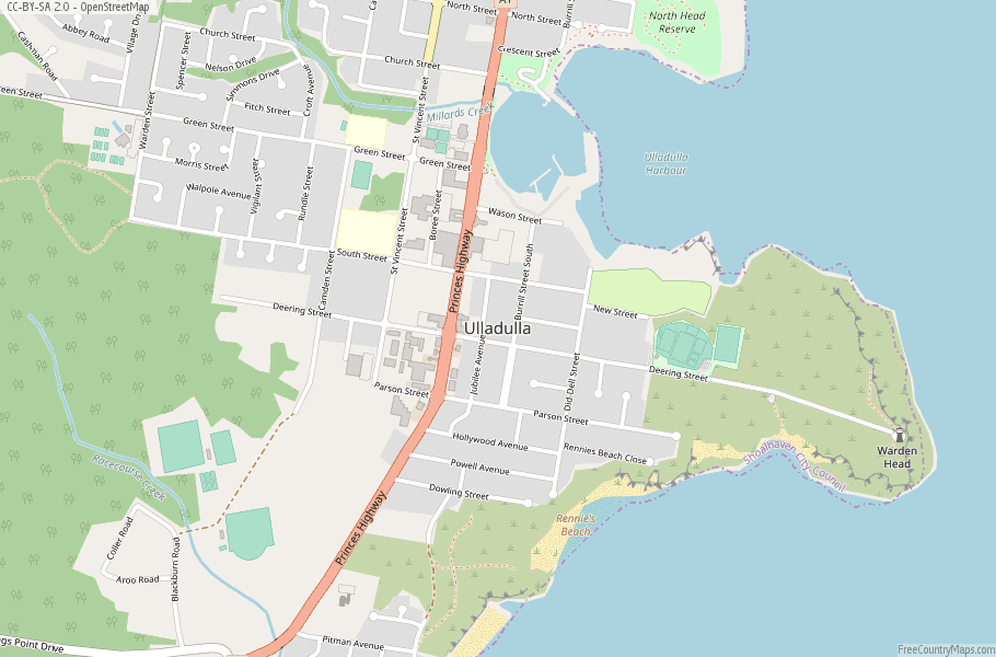 Map Of Ulladulla Nsw Ulladulla Map Australia Latitude & Longitude: Free Maps