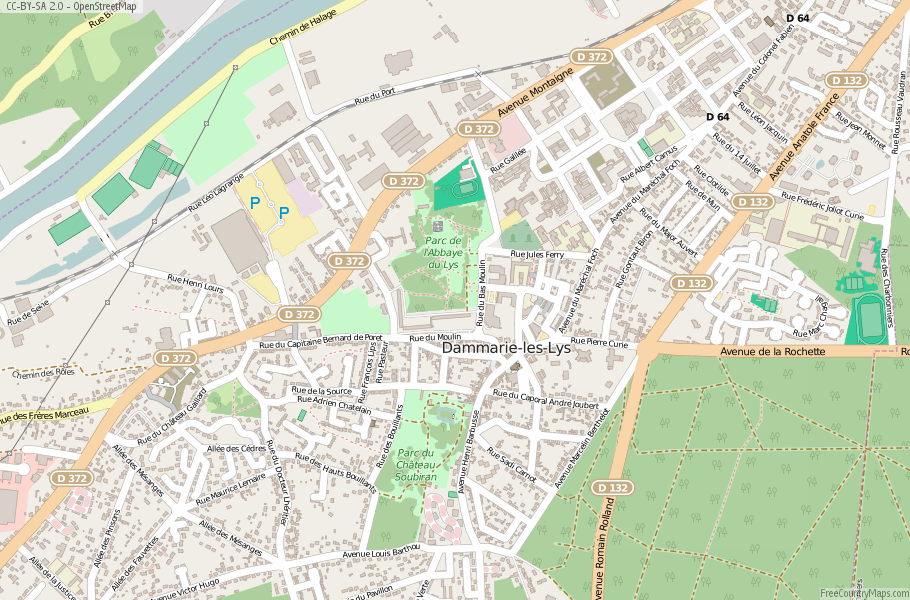 Dammarie-les-Lys France Map