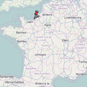 Le Havre Map France Latitude Longitude Free Maps