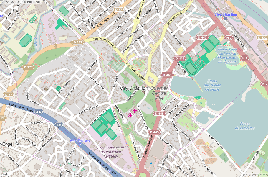 Viry-Châtillon France Map