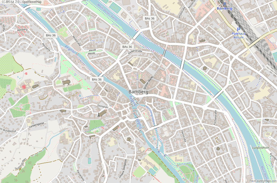 Bamberg Germany Map