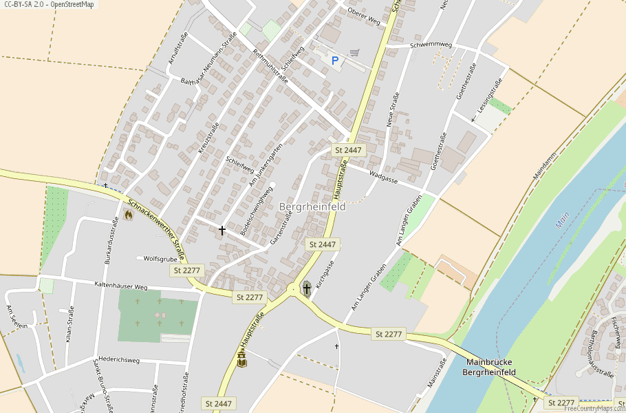 Bergrheinfeld Germany Map