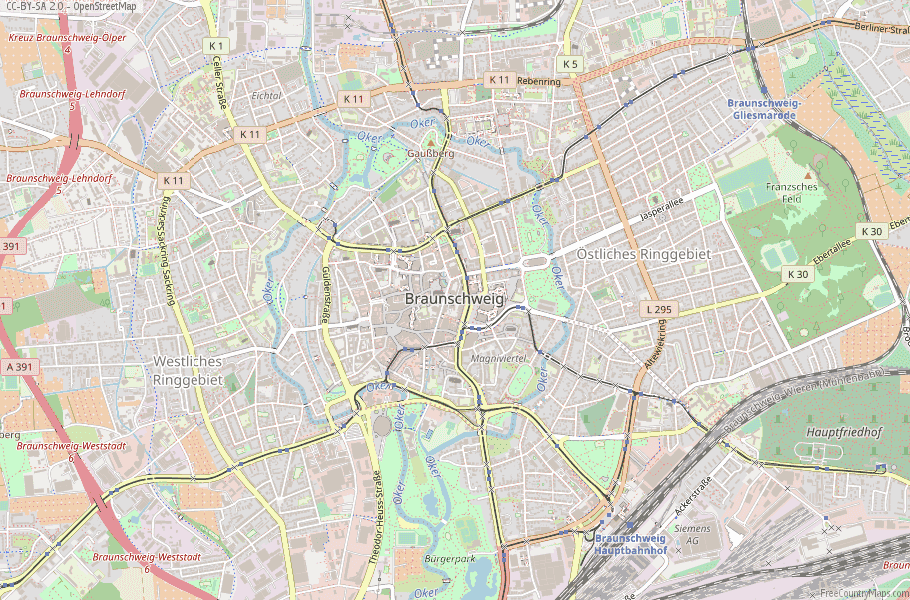 Braunschweig Germany Map