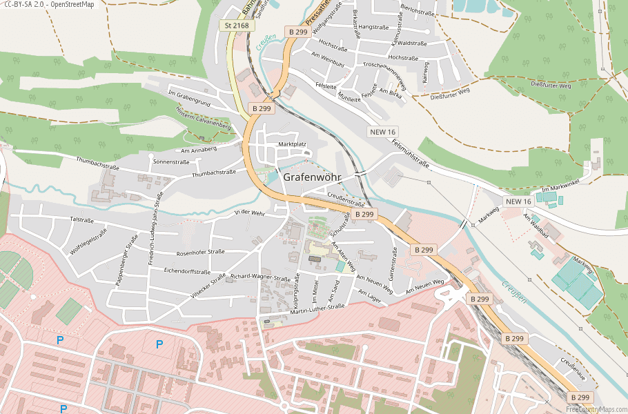 Grafenwöhr Germany Map