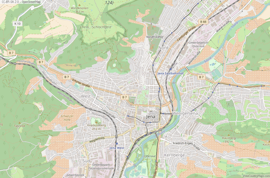 Jena Germany Map