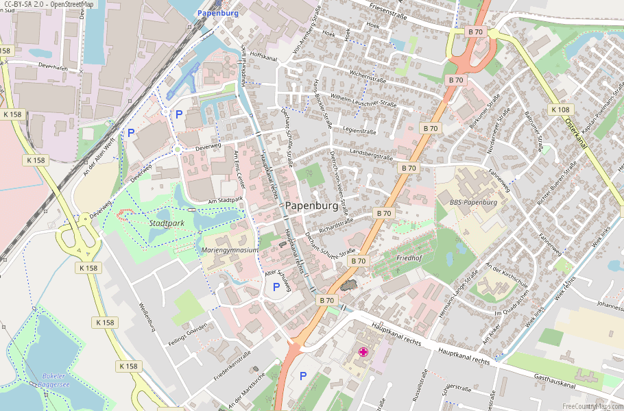Papenburg Germany Map