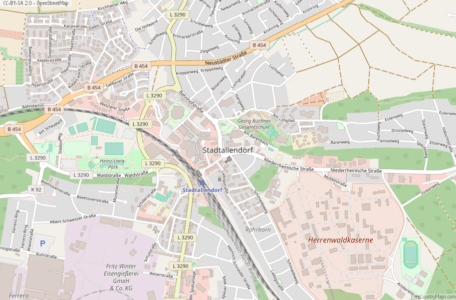 Stadtallendorf Germany Map