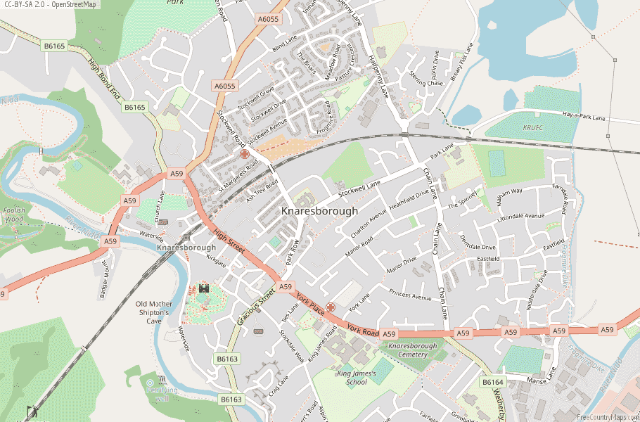 tourist map of knaresborough