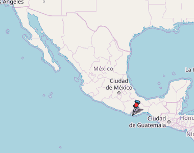Puerto Escondido Map Mexico Latitude Longitude Free Maps
