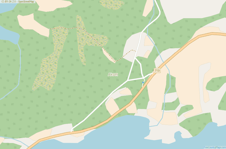 Akset Norway Map
