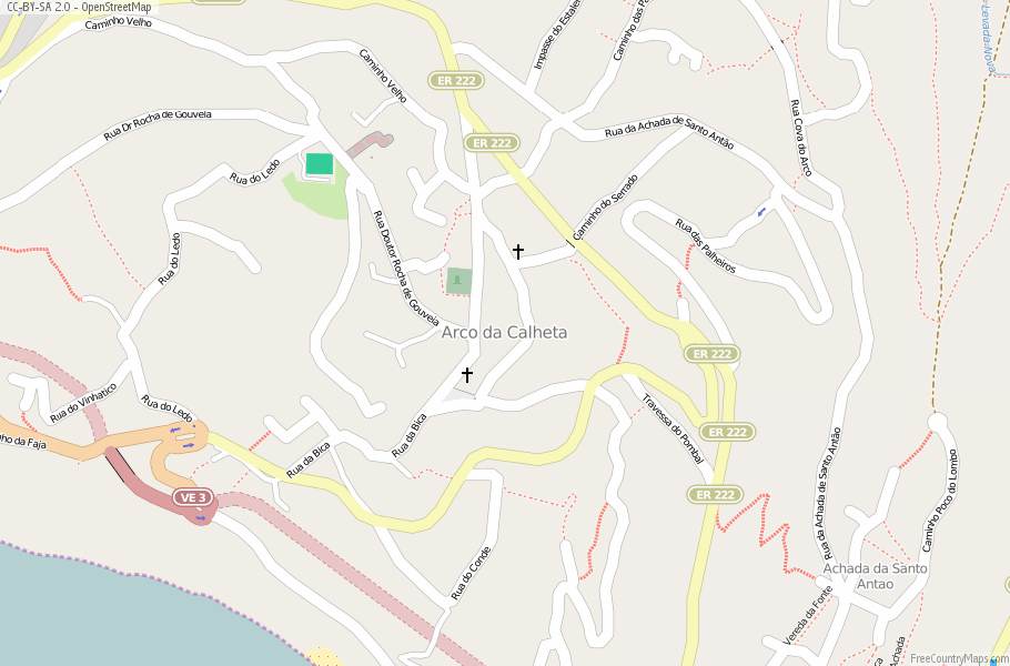 Arco da Calheta Portugal Map