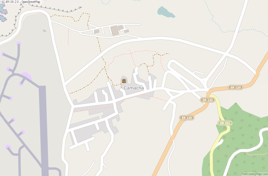 Camacha Portugal Map