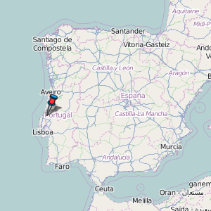 Nazare Map Portugal Latitude Longitude Free Maps