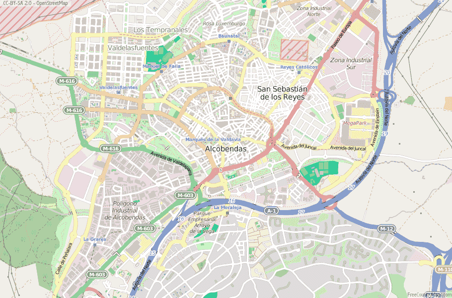 Alcobendas Spain Map