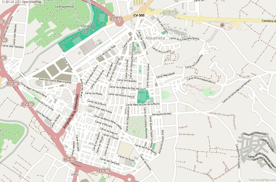 Alzira Spain Map