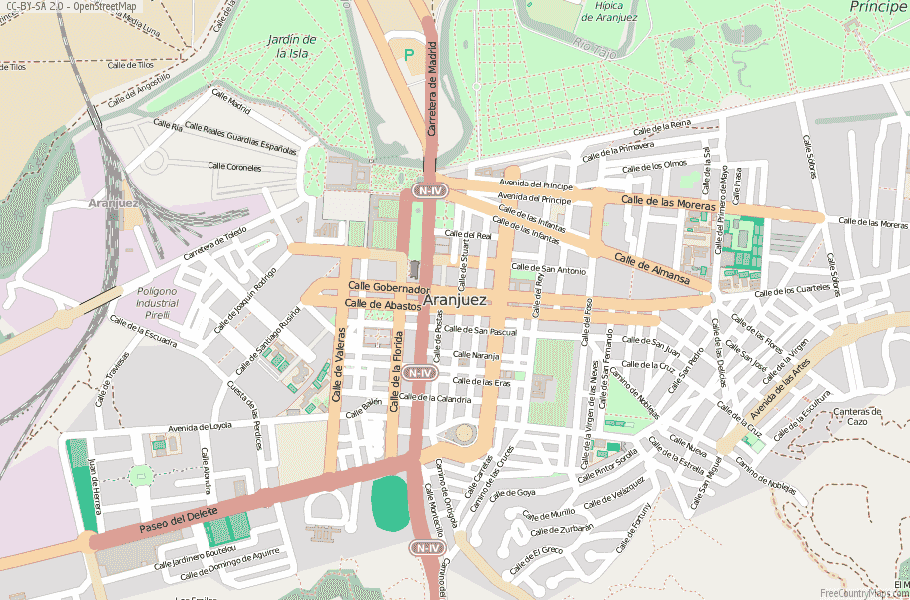 Aranjuez Spain Map