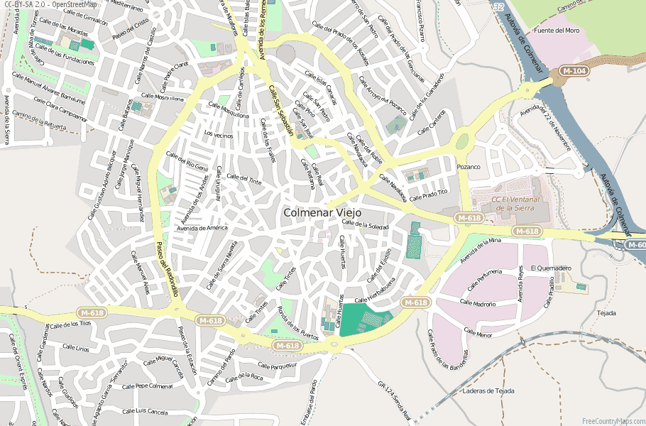 Colmenar Viejo Spain Map