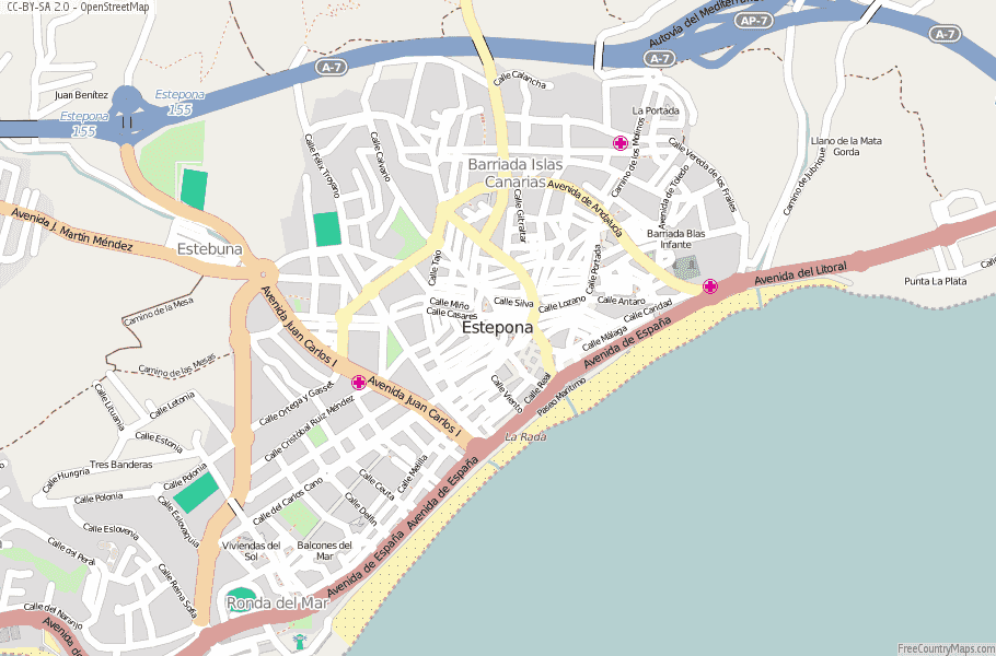 Estepona Spain Map