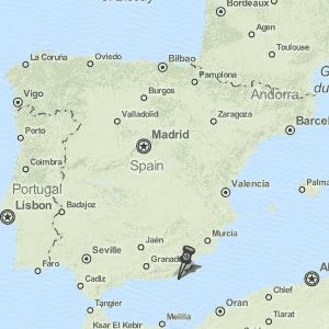 Bitterhed film Bred vifte Almería Map Spain Latitude & Longitude: Free Maps