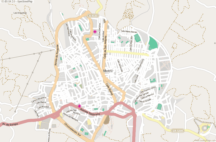 Motril Spain Map