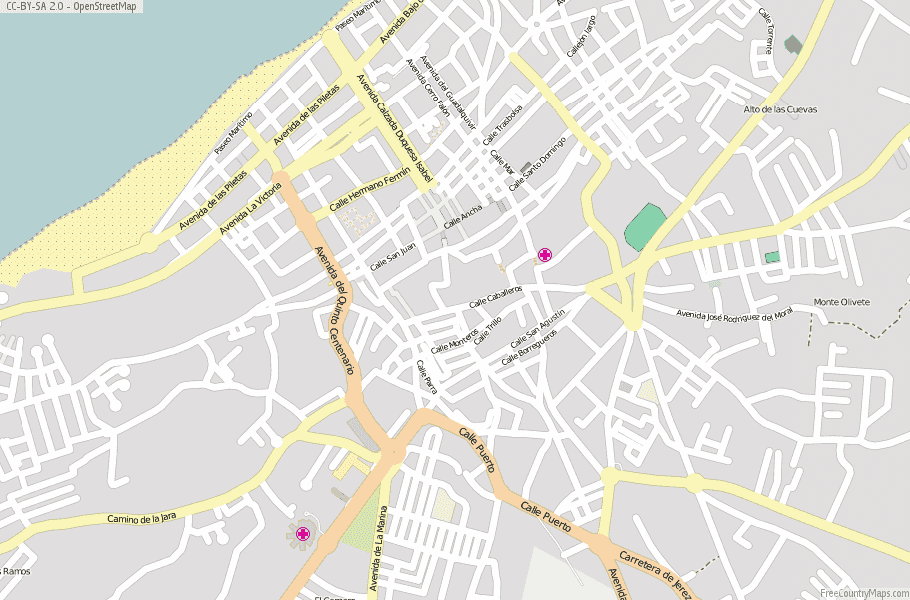 Sanlúcar de Barrameda Spain Map