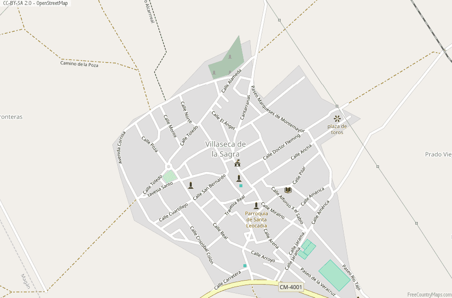 Villaseca de la Sagra Spain Map