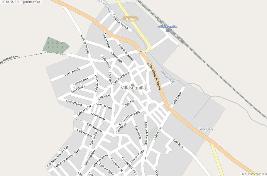 Villasequilla Spain Map
