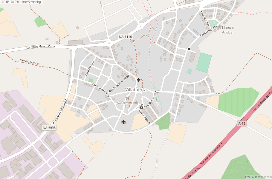 Villatuerta Spain Map