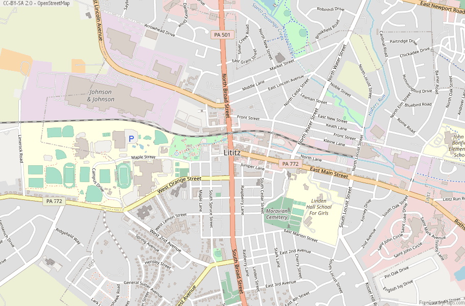Lititz Map United States Latitude & Longitude Free Maps
