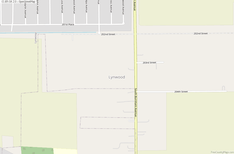 Lynwood Map United States Latitude & Longitude Free Maps