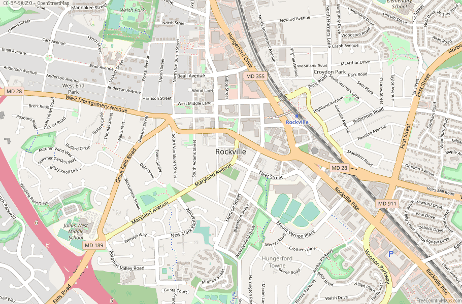 Rockville Map United States Latitude & Longitude Free Maps