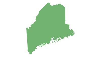 Blank Map of Maine USA Blank Maps
