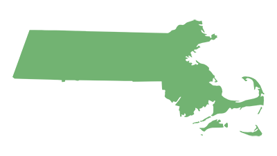 Blank Map of Massachusetts USA Blank Maps