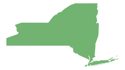 Blank Map of New York USA Blank Maps