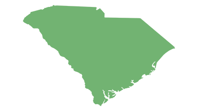 Blank Map of South Carolina USA Blank Maps