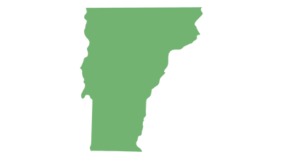 Blank Map of Vermont USA Blank Maps