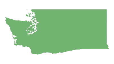 Blank Map of Washington USA Blank Maps