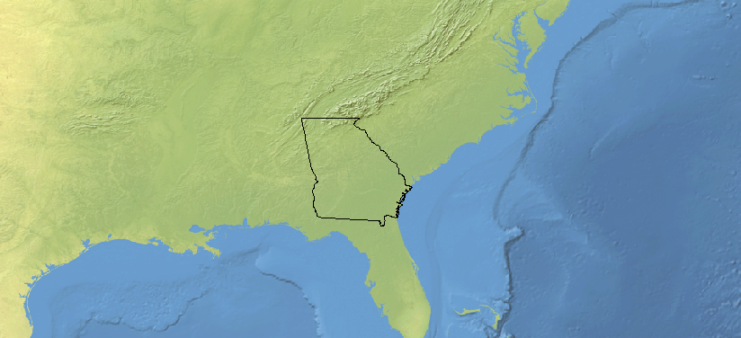 Georgia Outline Map
