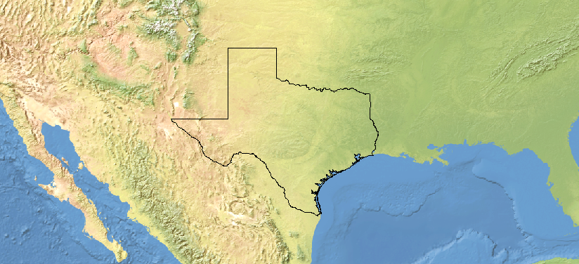 Texas Outline Map