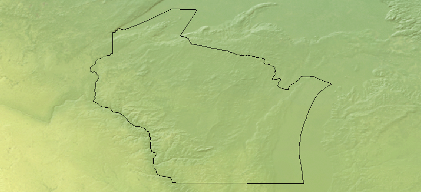 Wisconsin Outline Map