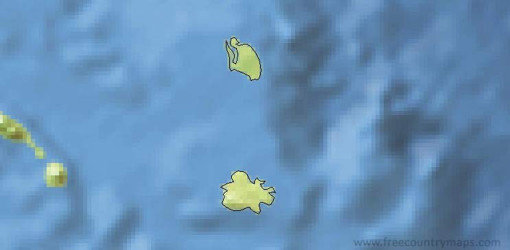 Antigua and Barbuda Map Outline