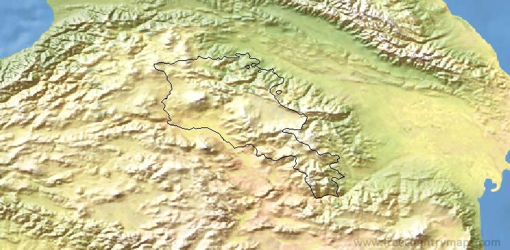 Armenia Map Outline