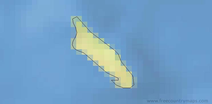 Aruba Map Outline