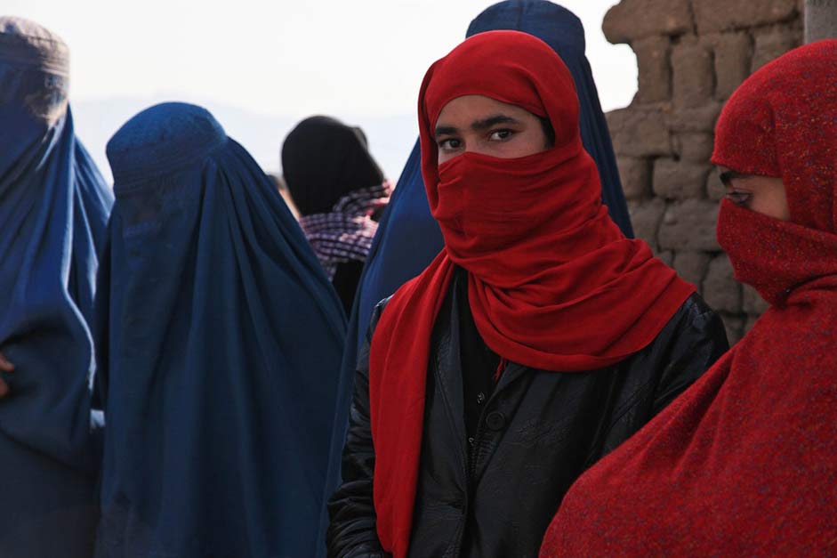 Ceremony Burqa Girl Afghanistan