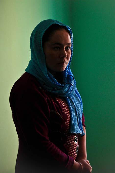 Portrait Woman Head-Wrap Afghanistan