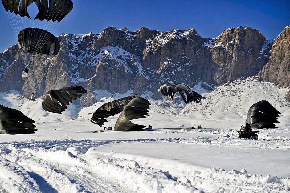 Winter Mountains Landscape Afghanistan