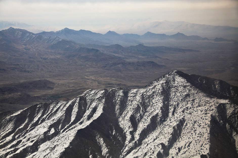 Heights Helicopter-Ride Mountains Afghanistan