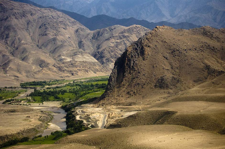 Valley Landscape Mountains Afghanistan
