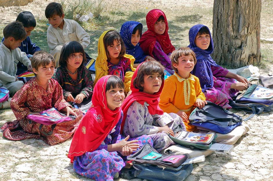 Afghanistan Learn-Schulem Schoolgirl Girl